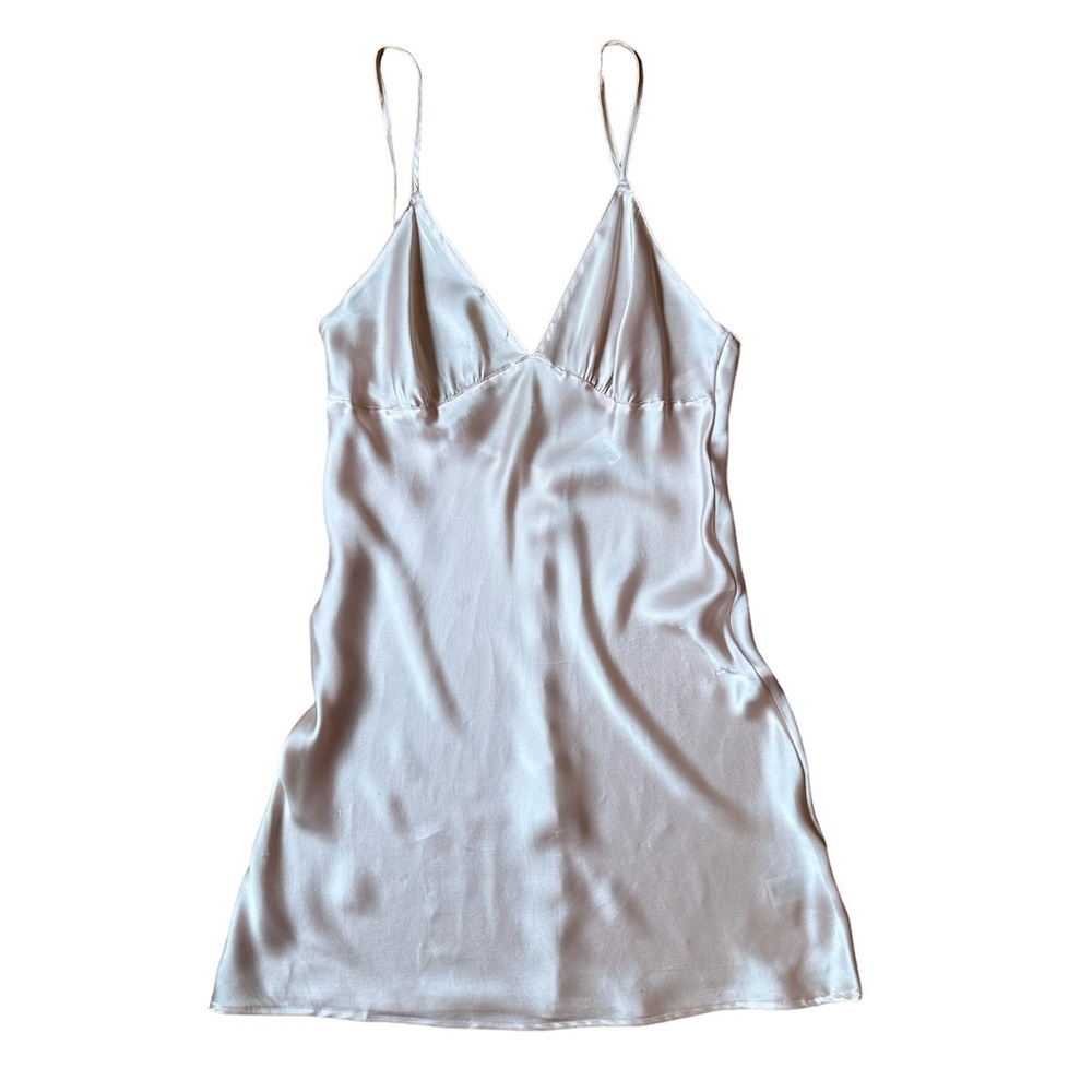 Light Pink Silk Babydoll Chemise